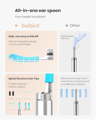 BEBIRD R1 Ear Wax Removal Tool:Ear Cleaner with HD Ear Camera FSA&HSA