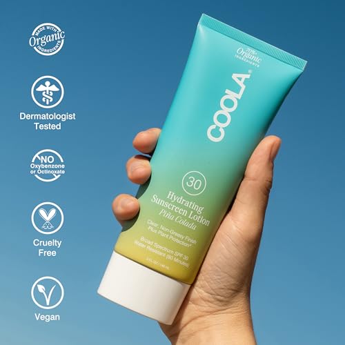 COOLA Organic Sunscreen SPF 30 Sunblock Body Lotion, Dermatologist Tested Skin Care For Daily Protection, Vegan And Gluten Free, 5 Fl Oz