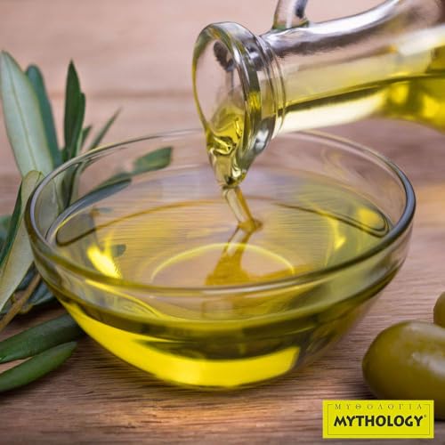 Mythology Greek Olive Oil From Greece, Cold Pressed Extra Virgin Olive Oil, Certified PDO Kolymvari Chania Crete, 3 Liter