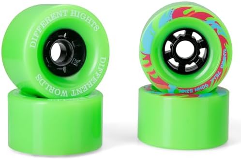 vanpro DIY Electric Skateboard Longboards Wheel 90MM 9052 pu for Cruising, Carving, Free-Style, Wheels Flywheels 608rs Bearings Cored Classics Wheel