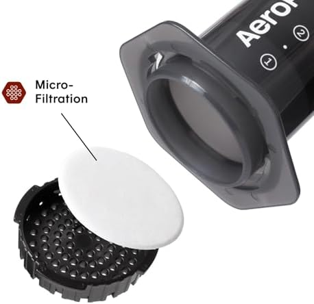 AeroPress Original Coffee Press, French Press, Pour-Over & Espresso Style | All-in-One Manual Coffee Maker, 2-Minute Brew, Less Bitterness