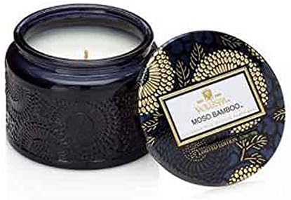 Voluspa Baltic Amber, Petite Candle Jar, 3.2 Ounce, 25 Hour Burn Time, Coconut Wax for Clean Burning, Handcrafted in the USA