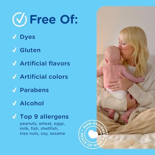 Mommy's Bliss Organic Baby Vitamin D Drops, No Artificial Color, 0.11 Fl Oz | Vitamin D3 that promotes healthy growth and bone development in newborns and up; 100 servings per pack