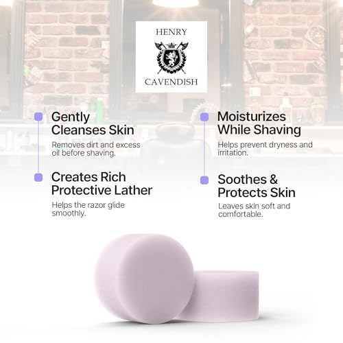 Henry Cavendish Lavender Premium Natural Shaving Soap - 4 Oz Puck