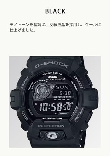 CASIO G-Shock Tough Solar Radio Controlled MULTIBAND 6 GW-8900A-1JF (Japan Import)