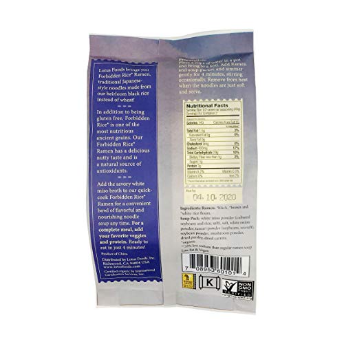 Lotus Foods Organic Ramen Miso Soup Mix-Millet & Brown-2.8 oz