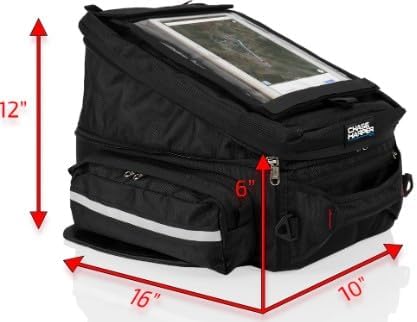 1560 Magnetic Mount Tank Bag - Water-Resistant, Tear-Resistant, Industrial Grade Ballistic Nylon with Anti-Scratch Rubberized Bottom, Magnetic Mounting