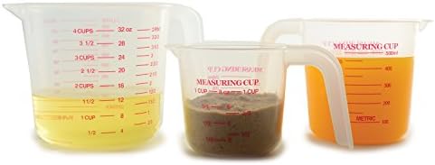Norpro 4-Cup Capacity Plastic Measuring Cup, Multicolor