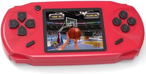 16 Bit Handheld Games for Kids Preloaded 220 Retro Video Games, Blue | 3.0" HD Screen, Rich Gameplay,USB-C Rechargeable, 6+Hrs Play, Portable Travel Toy for Car Flights,Boys Girls Birthdays Gift