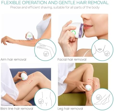 VOGOE Electric Shaver for Women, 3D Floating Blade Rotary Razor, ES300