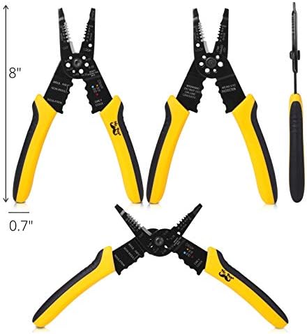 Mr. Pen- Wire Stripper, 8 inch, Wire Cutter, Wire Stripper Crimper