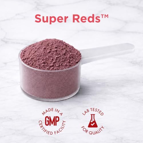 Purity Products Super Reds Powder Phytonutrient Superfood Drink Mix w/FloraGLO Lutein - Phytonutrient Blend containing Polyphenols