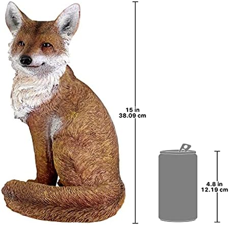 Design Toscano Fabian, the Flamboyant Fox Garden Statue
