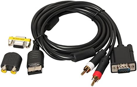 SEGA DC VGA Cable SEGA Dreamcast VGA Cable HD Adapter DC VGA Box (1PC) | 1.8m gold-plated RCA VGA cable