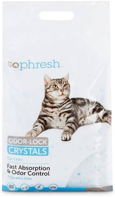 So Phresh by Petco Scoopable Odor-Lock Clumping Micro Crystal Cat Litter in Blue Silica 8 lbs.