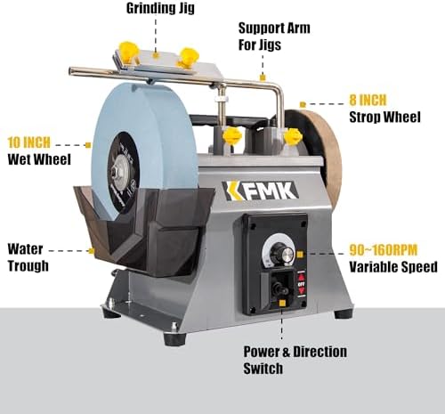 2x42 in. Belt Sander & 6" Disc Sander Combo, 3.5Amp Bench & 1/2HP Belt Sander for Woodworking, Metalworking & Knife Making, Sharpening