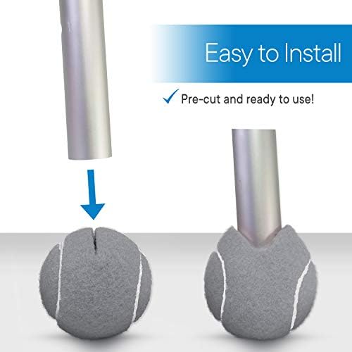 RMS Walker Glide Balls with Precut Opening, Fit Most Walkers | Easy Installation, Fit Most Walkers