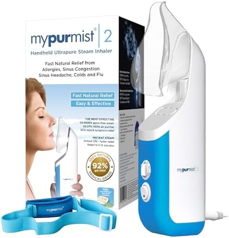 Mypurmist 2 Plug-in Steam & Sinus Inhaler Premium Value Kit