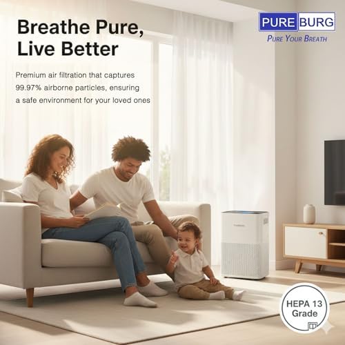 PUREBURG Replacement Filter Compatible with HoMedics AT-PET01 AT-PET02 TotalClean PetPlus Tower Air Purifier