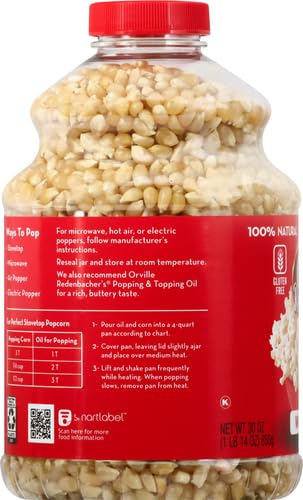 Orville Redenbacher's Popcorn Kernels, White Corn, 30 oz.
