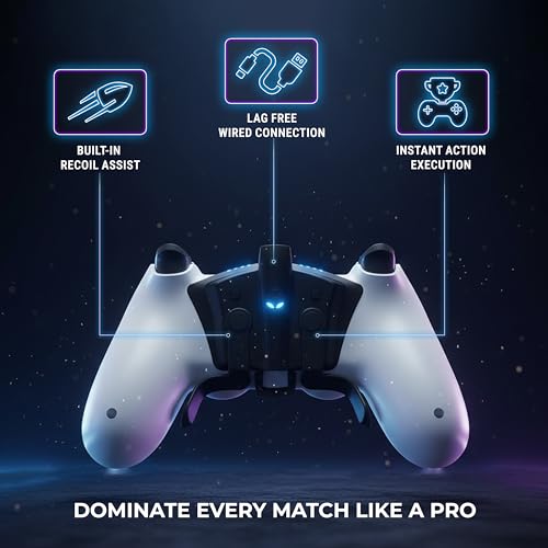Collective Minds Strike Pack FPS Dominator for PS4 | Wired Controller MOD Kit with 2 Remappable Paddles | Built-In Mods