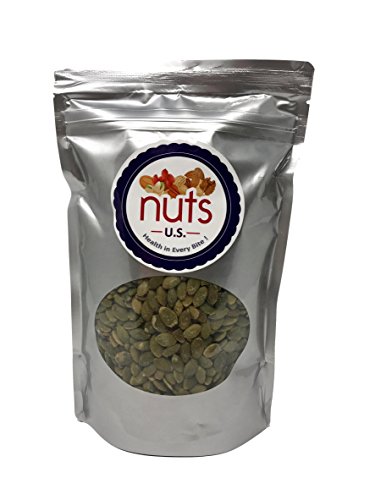 NUTS U.S. - Pumpkin Seeds (Pepitas) | Roasted and Salted | No Shell | Vegan and Gluten Free | Packed in a Resealable Bag!!! (2 LB)