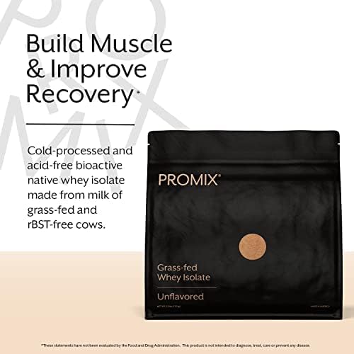 ProMix Nutrition Whey Isolate Powder, Unflavored - 2.5 lb (Pack of 2)