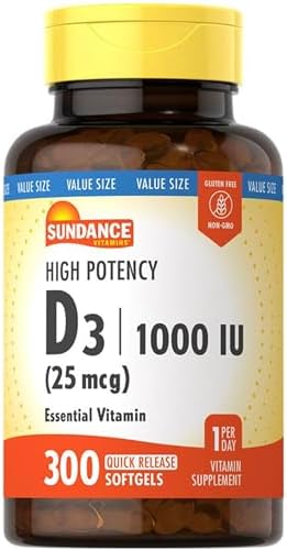 Sundance Vitamin D3 2000 IU | 60 Quick Release Softgels