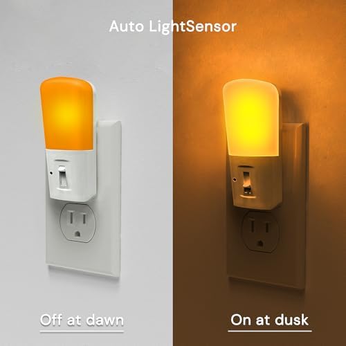 LOHAS-LED Plug in Night Light, Dimmable LED Night Lights Dusk to Dawn 2Pack