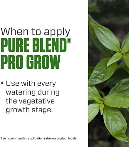 Botanicare Pure Blend Pro Grow, Nutrient, 3-2-4, 1 gal.