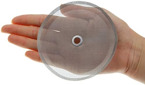 Boao 6 Pcs French Press Filters Replacement Mesh Screen Stainless Steel
