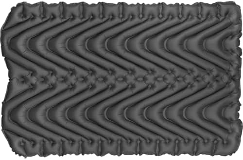 Klymit Insulated Double V Inflatable Sleeping Pad | Double Wide, Thick, Lightweight, Easy to Inflate, Foldable Air Bed for Camping & Backpacking