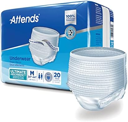 Attends MCK22023101 - Adult Underwear Pull On Medium Disposable Heavy Absorbency