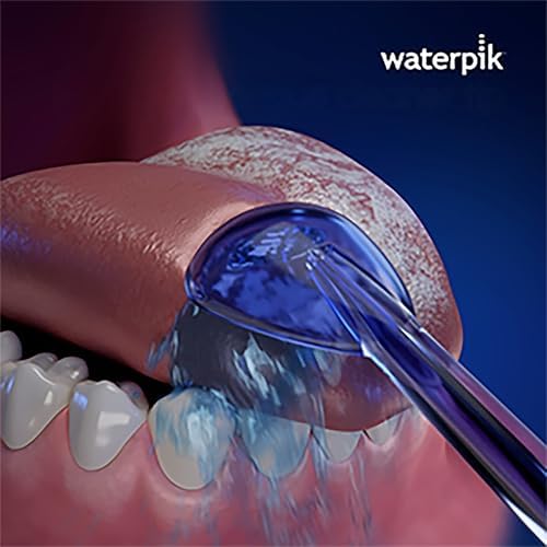 Waterpik Water Flosser Tongue Cleaner Replacement Tips, 2 Count TC-100E | Genuine Waterpik Brand Refill Nozzles Heads, for Bad Breath & Oral Hygiene