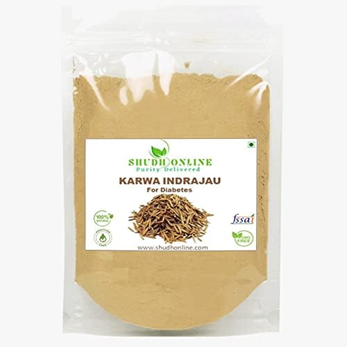 Shudh Online Indrajav seeds powder/Indrajao/Holarrhena Pubescens Seeds/Kadwa (1000 grams)