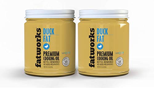 Fatworks, Premium USDA Cage Free Duck Fat, Ultimate Cooking Oil for Gourmet Frying and Baking, WHOLE30 APPROVED, KETO, PALEO, 7.5 oz.