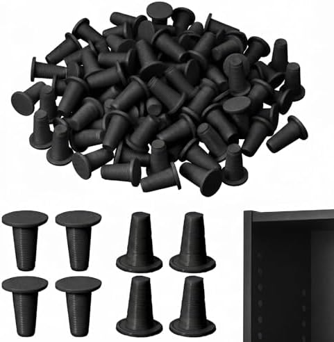 240 Pcs White Hole Plugs Covers Caps Compatible with IKEA Kallax Bookcase Cabinet Shelving 3.5mm Furniture Hole Fillers Compatible with Billy Bookshelf for a Seamless Built in Look