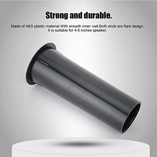 Acogedor Speaker Port Tubes for Bass Enhancer, Subwoofer Air Ports Repalcement & DIY Parts 50mm x 141mm Speaker Cabinet Port Tube, 2-Pack(Black)