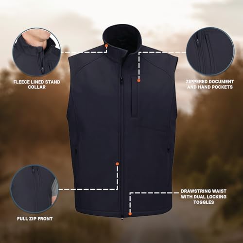 Propper Men's Icon Softshell Vest | Performance Cargo Work Pants for Law Enforcement and First Responders
