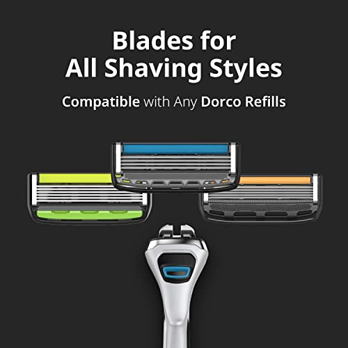 Dorco Pace 4- Four Blade Razor Shaving System- Value Pack - 16 Cartridges (No Handle)