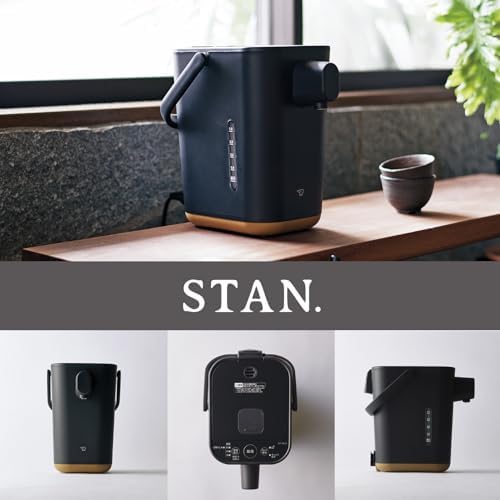 ZOJIRUSHI Microcomputer Boiling Electric Pot"STAN." (BLACK) CP-CA12BA【Japan Domestic Genuine Products】【Ships from Japan】