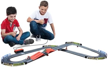 Carrera GO 63514 Official Licensed PAW Patrol Battery Operated 1:43 Scale Slot Car Racing Toy Track Set with Jump Ramp Featuring Chase and Marshall