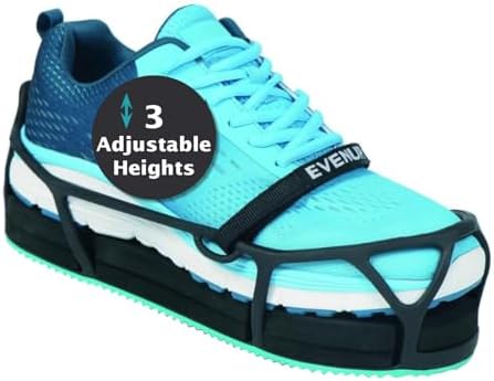 EVENup - Shoe Lift for Walking Boot I Adult Size Large I Shoe Balancer for Use with Fracture Boots or Leg Length Discrepancy I 3 Adjustable Heights