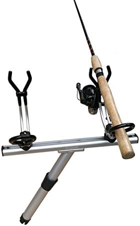 Brocraft Twin Rod Holder for Gimbal Mount, 30 Degree Flush Mount Boat Fishing Rod Holder