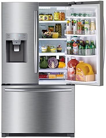 Winia French Door Bottom Mount Refrigerator 26 Cu Ft Stainless Steel