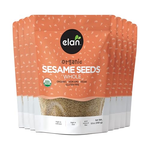 Elan Organic Sesame Seeds, Non-GMO, Vegan, Gluten-Free , 8.8 oz
