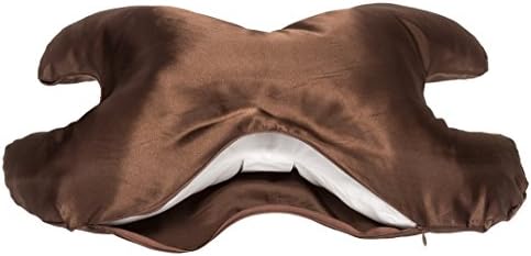 Save My Face!" Pillow THE Original Anti-Wrinkle PILLOWETTE Le Grand Pillow in Satin Chocolate