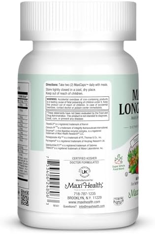 Womens Multivitamin 50 Plus – Daily Multivitamin for Women Over 50 with Vitamin B12, A, D, C, Zinc, Magnesium & More – Energy, Immune & Heart Support Womens Multi Vitamins - Non-GMO – 60 Capsules