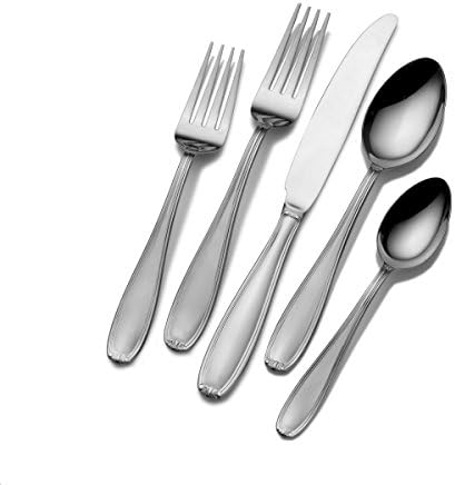 Pfaltzgraff Linden 20-Piece Stainless Steel Flatware Set, Service for 4