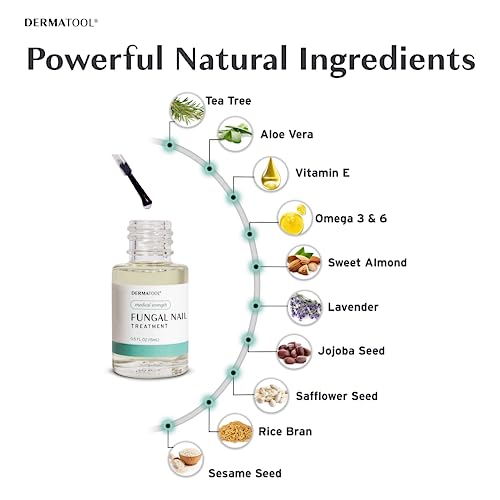 Toenail Fungus Treatment Extra Strength Antifungal Solution and Nail Fungus Treatment for Toenail - Repairs Fungal Damaged, Yellow, Thick